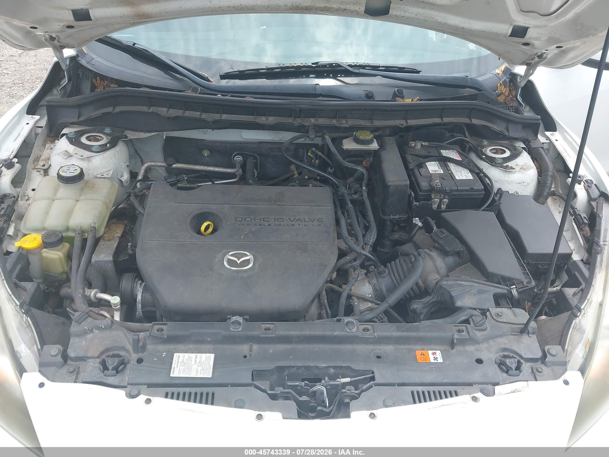 2011 Mazda Mazda3 I Touring Белый vin: JM1BL1VF9B1471001
