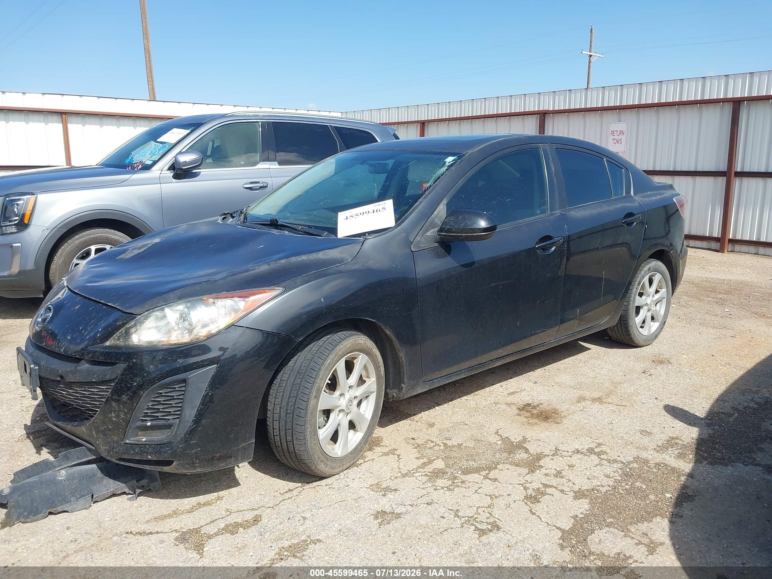 2011 Mazda Mazda3 I Touring Black vin: JM1BL1VF9B1472567