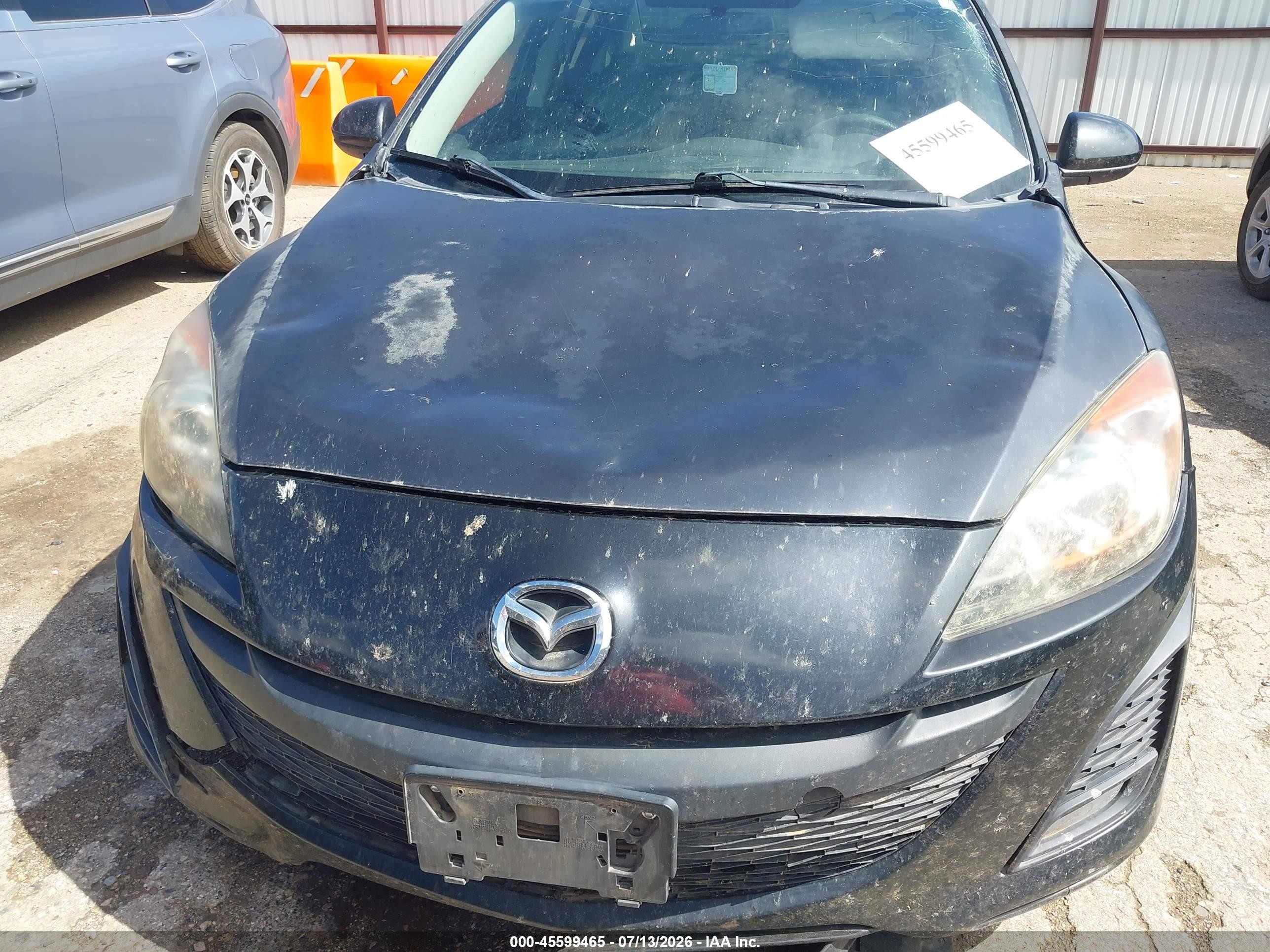 2011 Mazda Mazda3 I Touring Black vin: JM1BL1VF9B1472567
