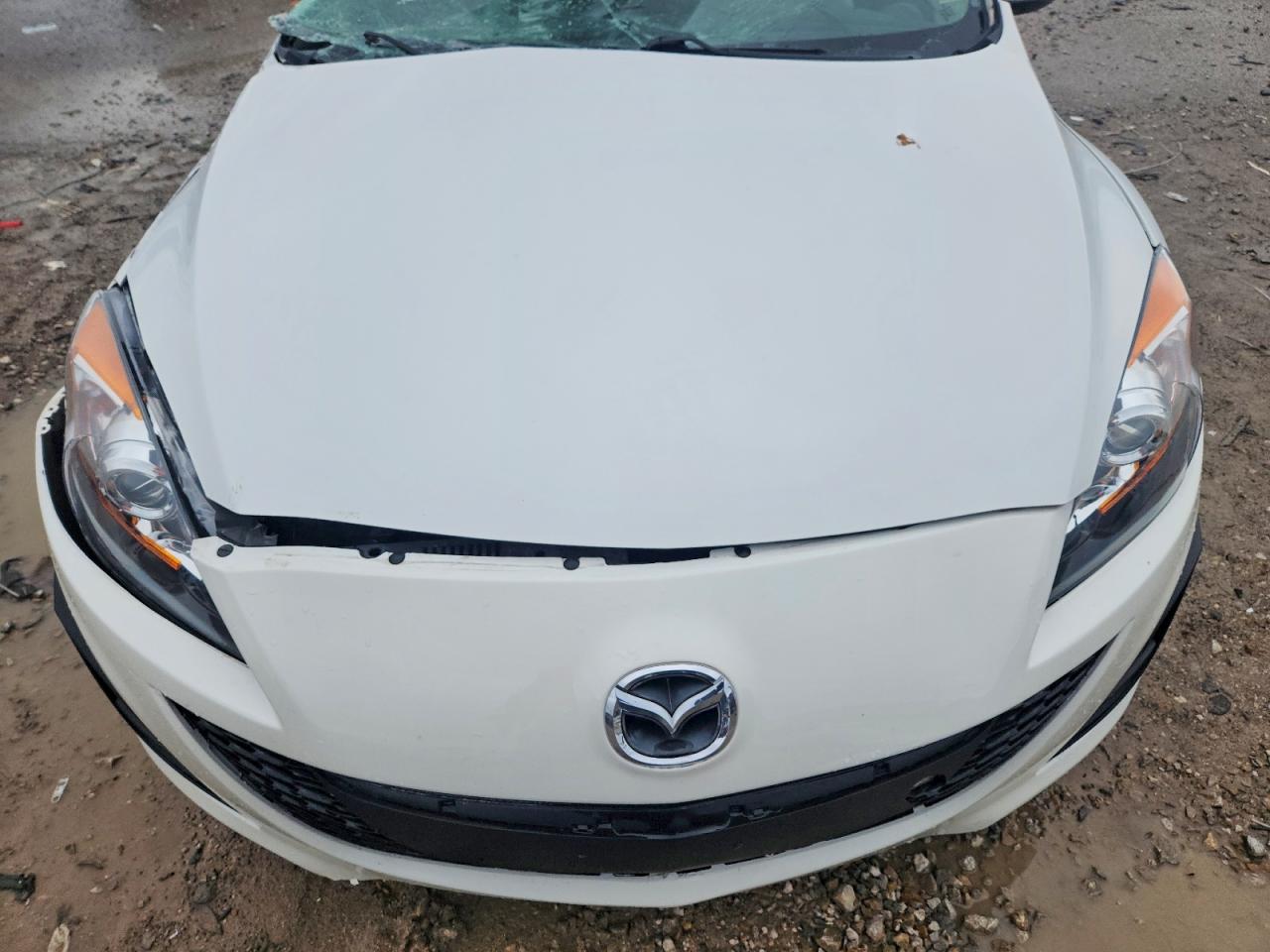 2011 Mazda 3 I White vin: JM1BL1VF9B1479079