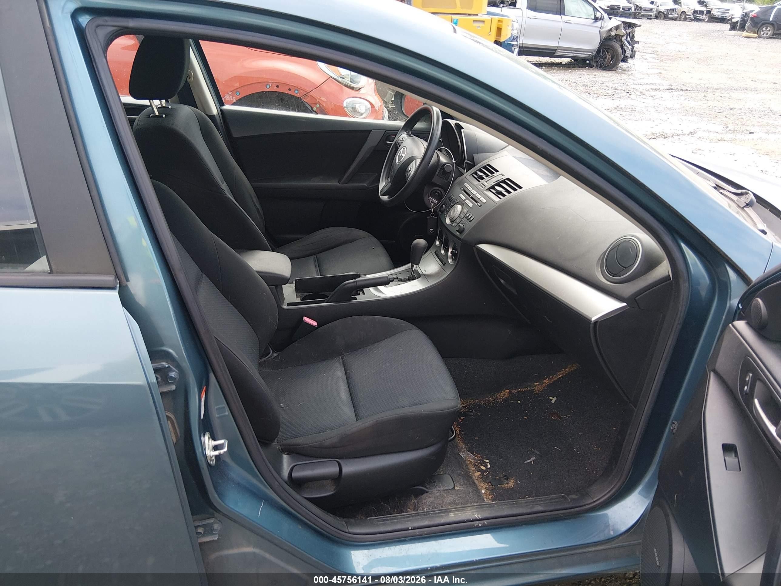 2011 Mazda Mazda3 I Touring Blue vin: JM1BL1VF9B1498750