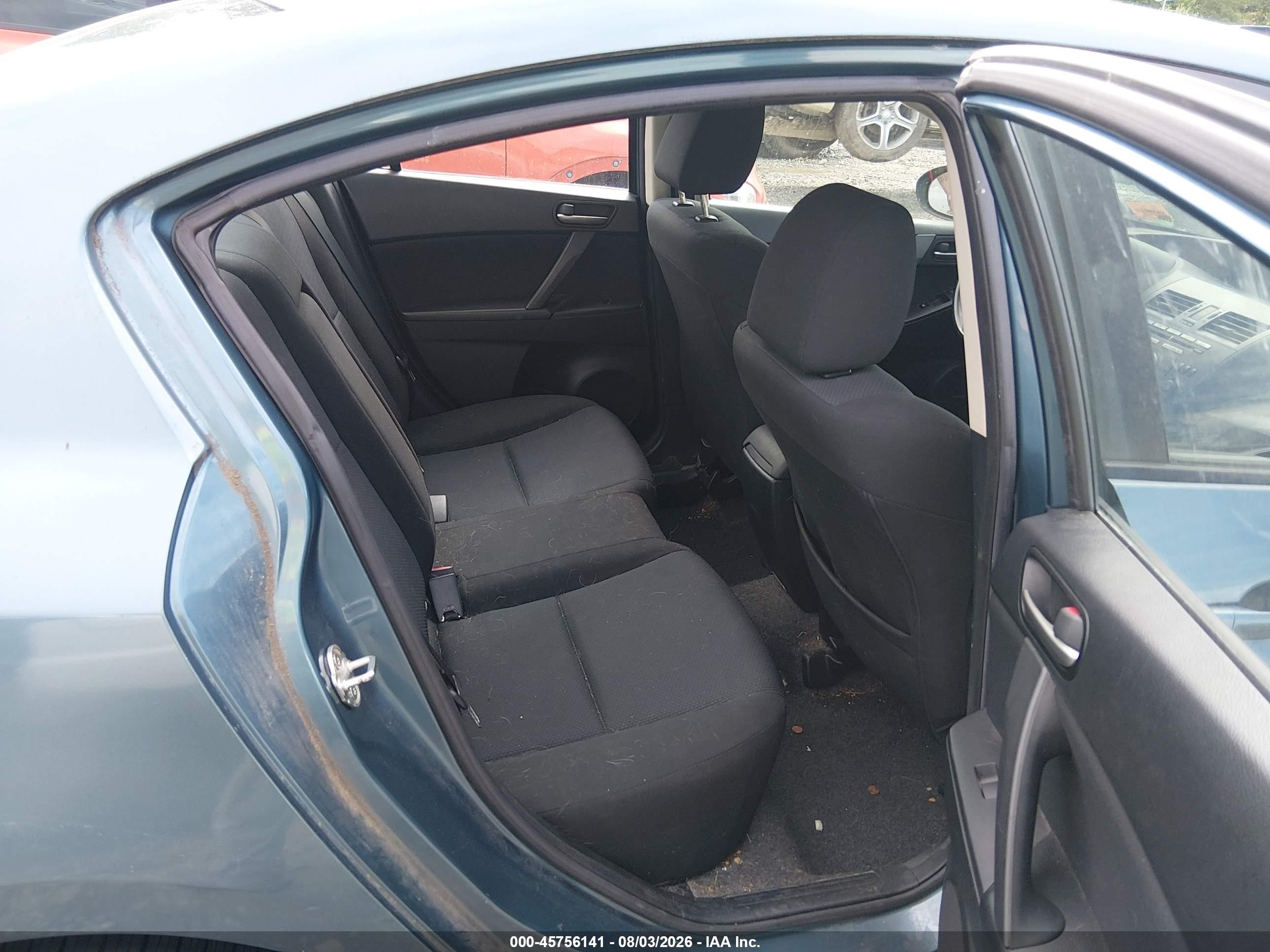 2011 Mazda Mazda3 I Touring Blue vin: JM1BL1VF9B1498750