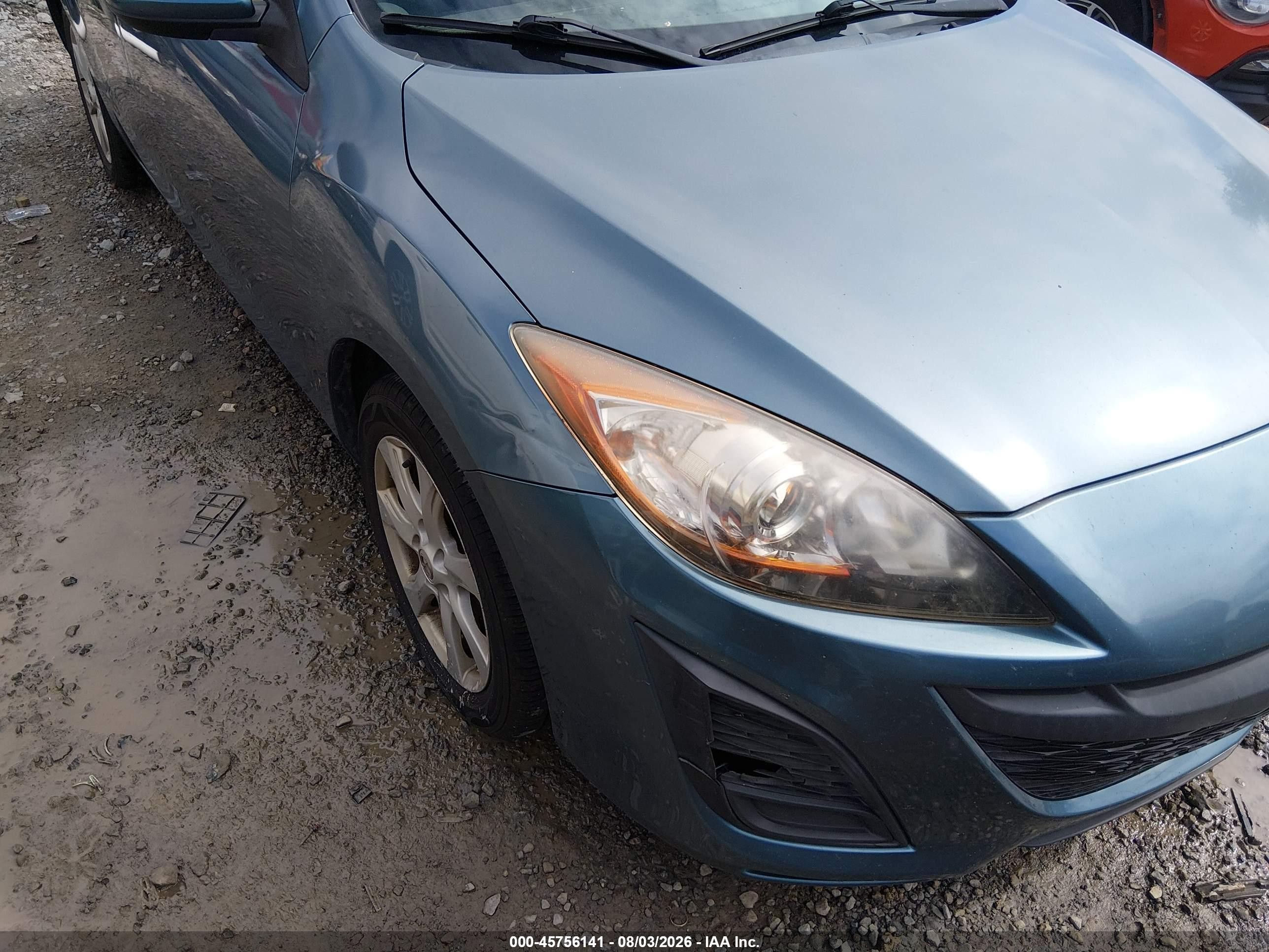 2011 Mazda Mazda3 I Touring Blue vin: JM1BL1VF9B1498750