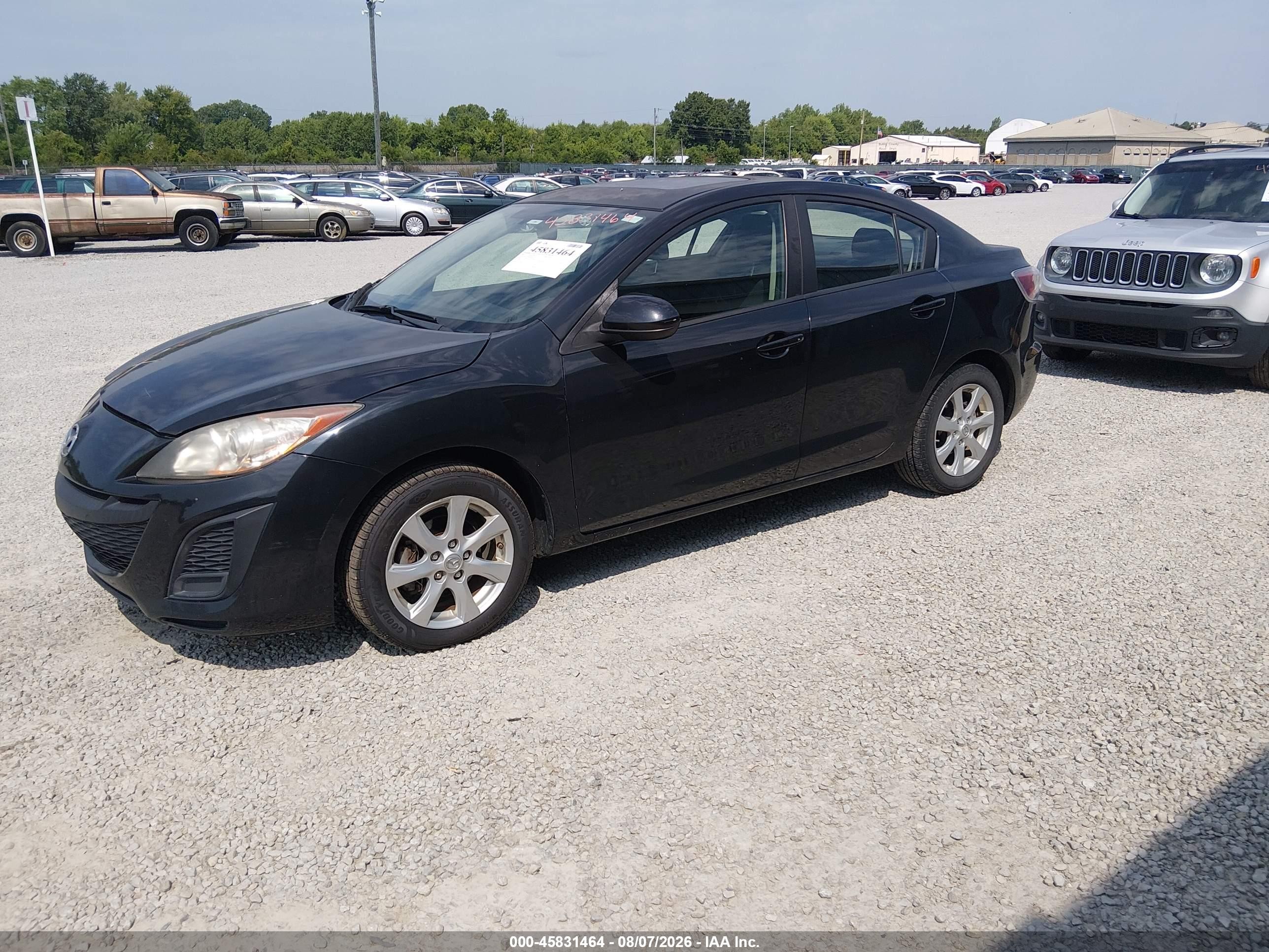 2011 Mazda Mazda3 I Touring Black vin: JM1BL1VF9B1900993