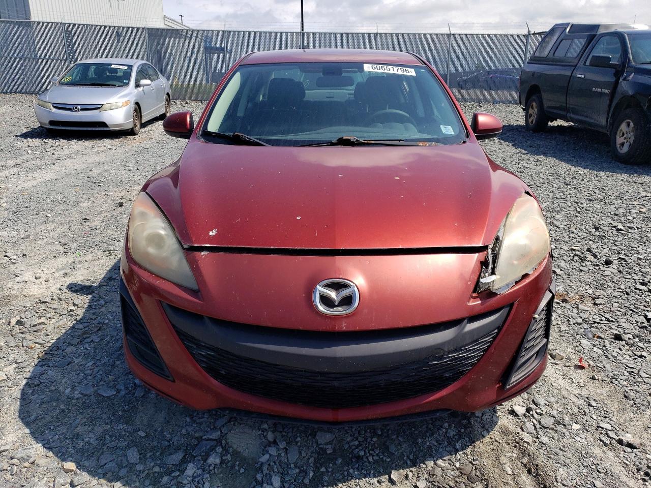 2011 Mazda 3 I Red vin: JM1BL1VFXB1444051