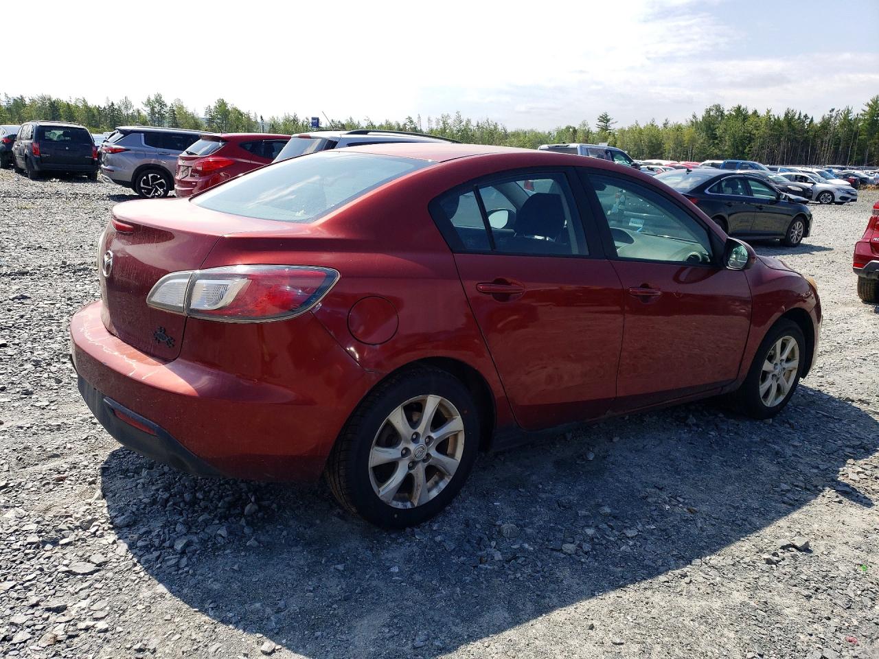 2011 Mazda 3 I Red vin: JM1BL1VFXB1444051
