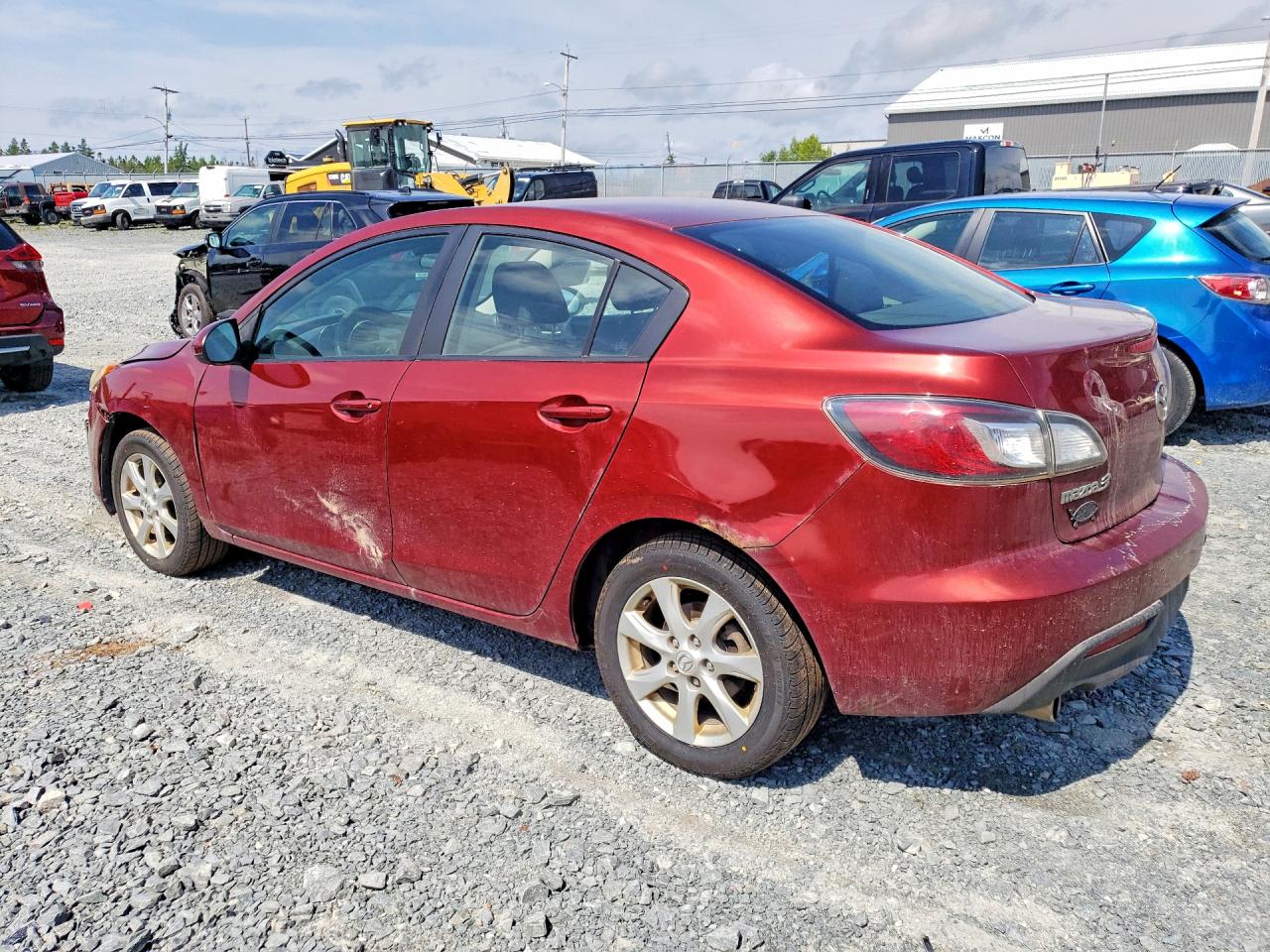 2011 Mazda 3 I Red vin: JM1BL1VFXB1444051
