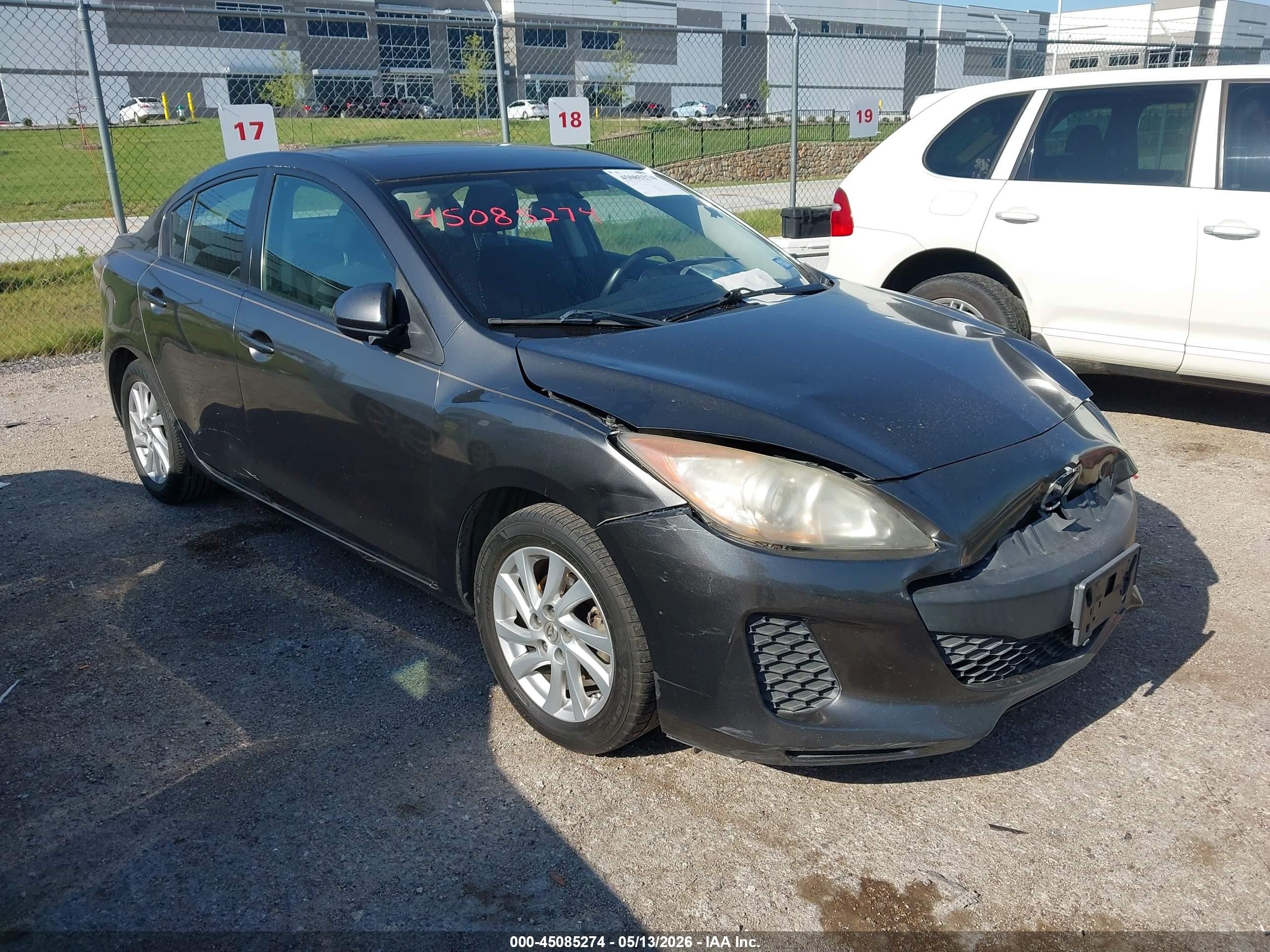 2012 Mazda Mazda3 I Touring Gray vin: JM1BL1VFXC1503679