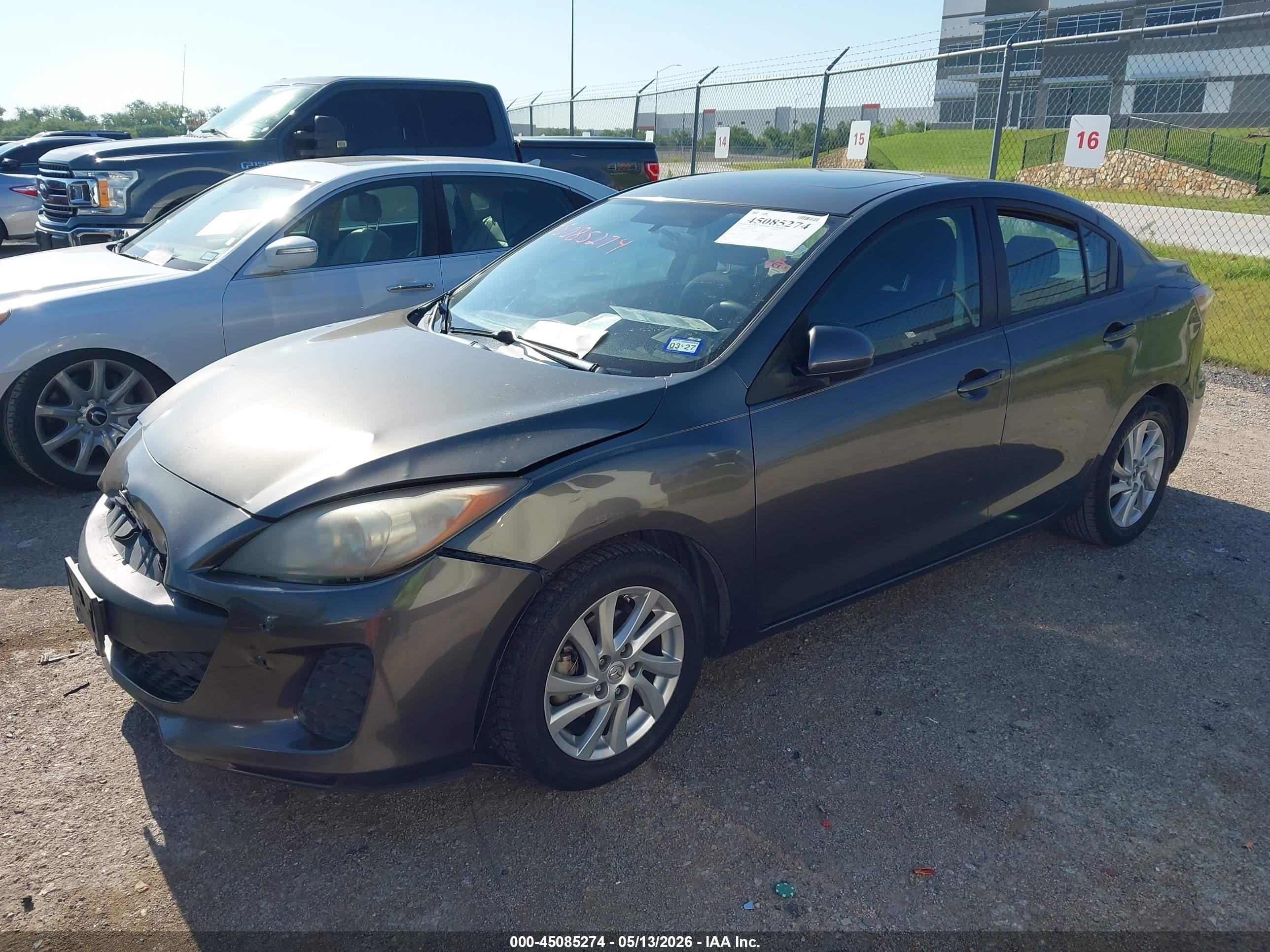 2012 Mazda Mazda3 I Touring Gray vin: JM1BL1VFXC1503679