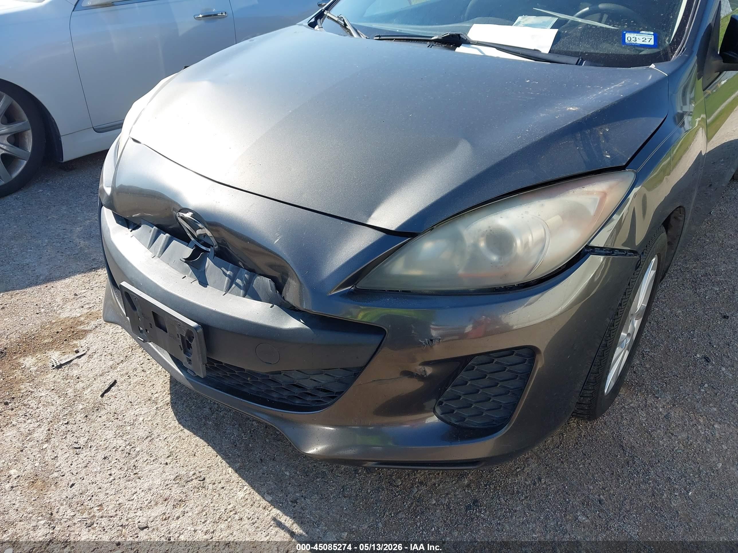 2012 Mazda Mazda3 I Touring Gray vin: JM1BL1VFXC1503679