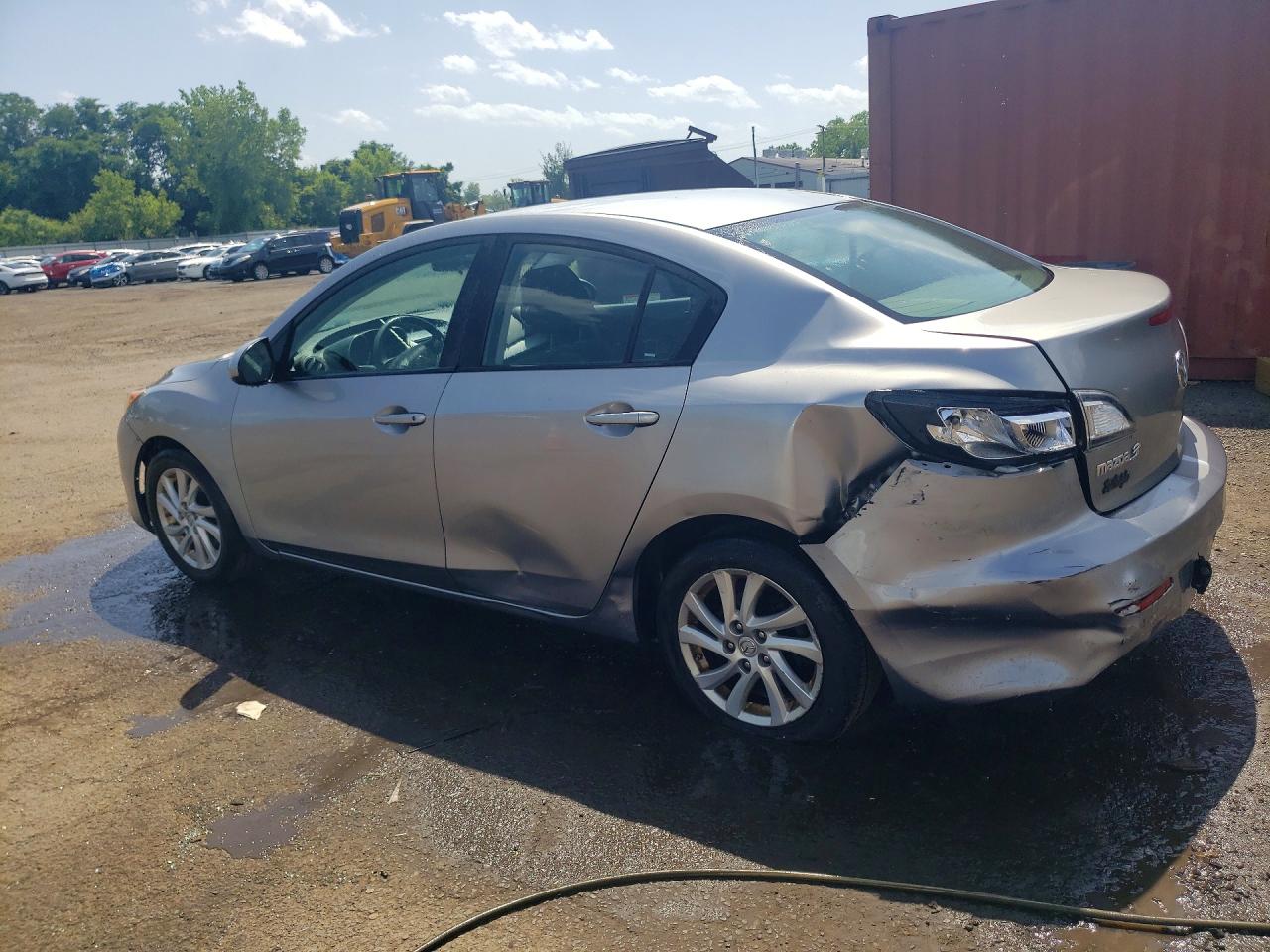 2012 Mazda 3 I Silver vin: JM1BL1VG0C1508236