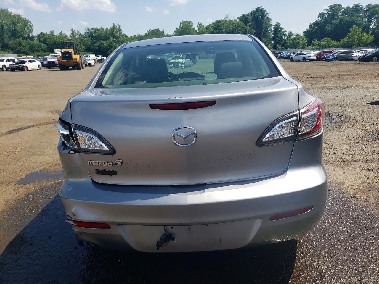 2012 Mazda 3 I Silver vin: JM1BL1VG0C1508236