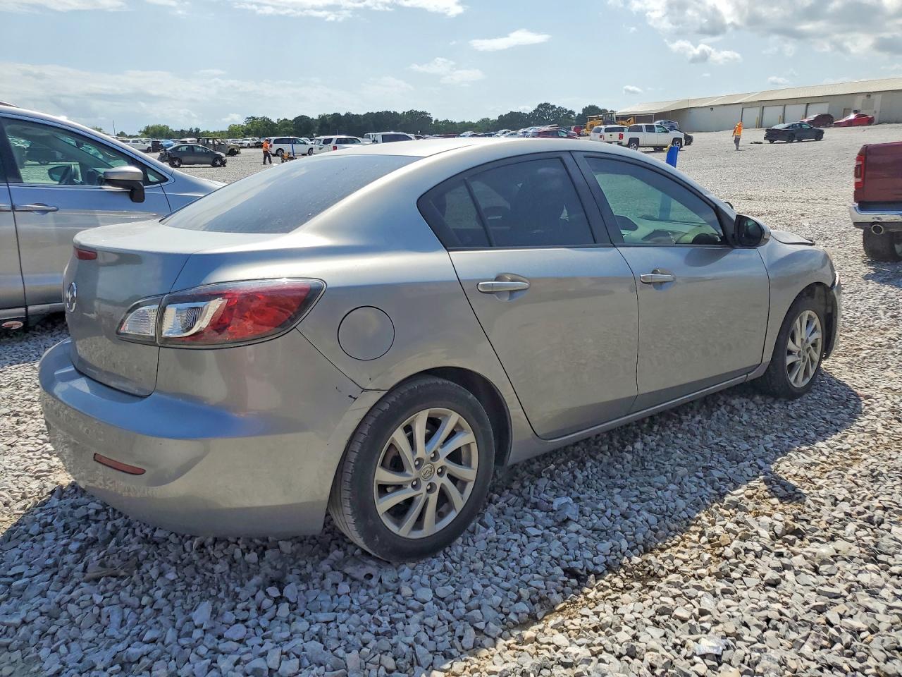 2012 Mazda 3 I Silver vin: JM1BL1VG0C1513615