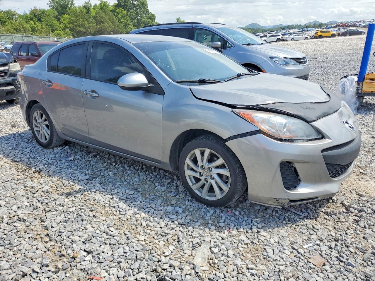 2012 Mazda 3 I Silver vin: JM1BL1VG0C1513615