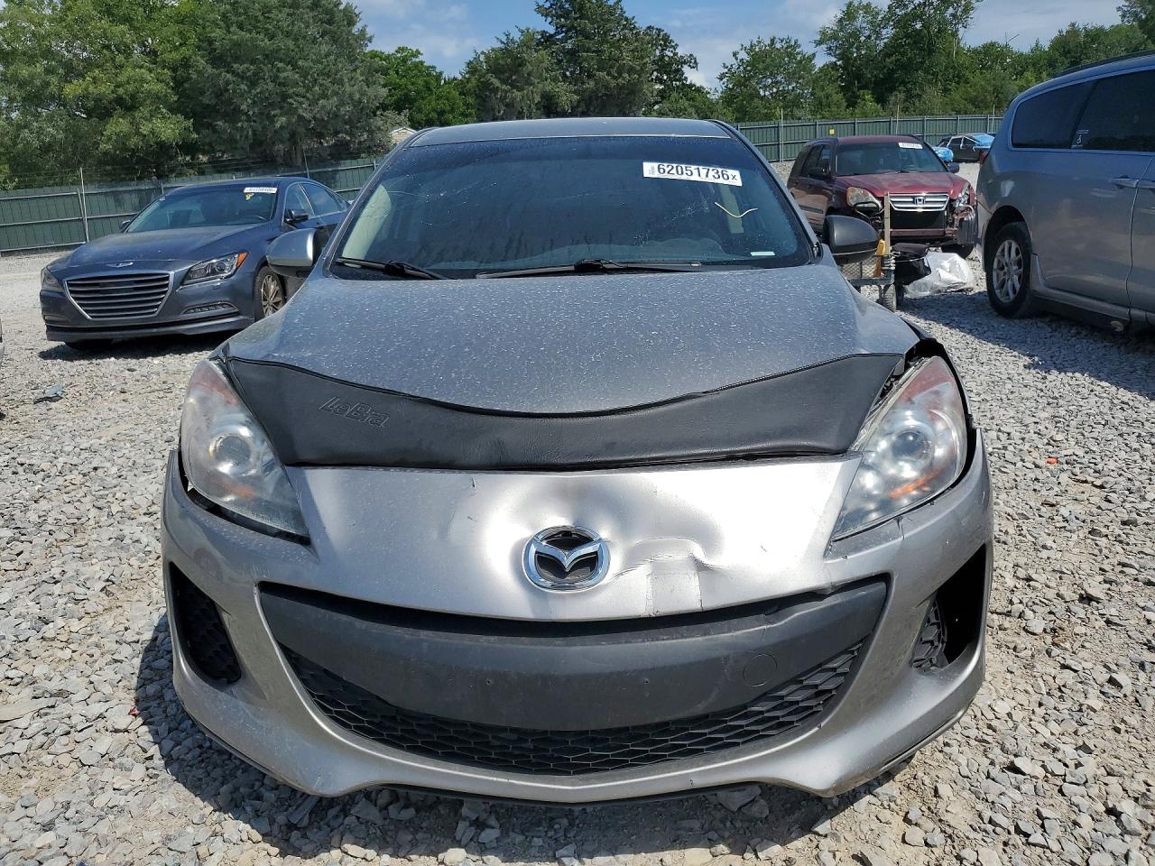 2012 Mazda 3 I Silver vin: JM1BL1VG0C1513615