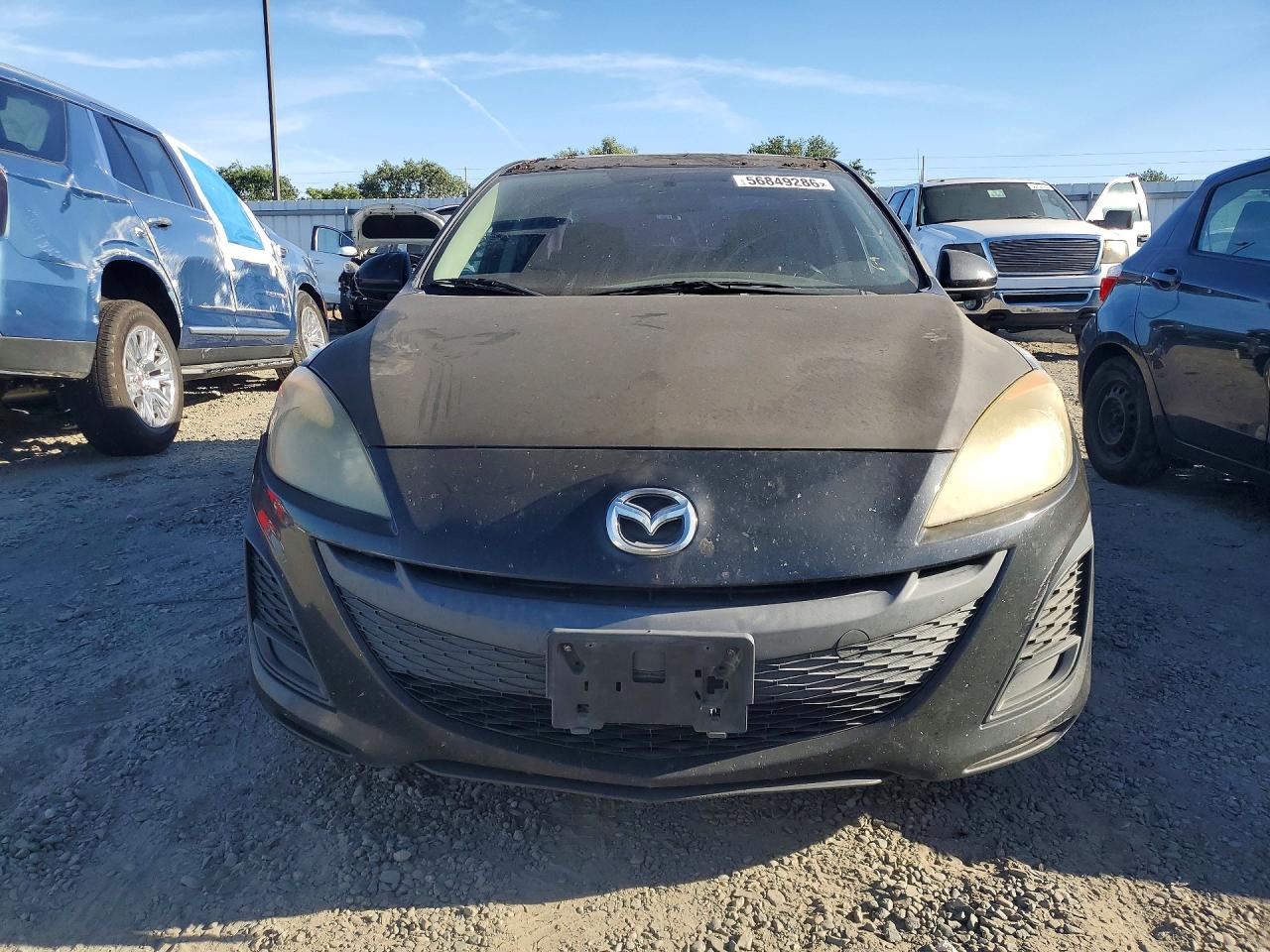 2011 Mazda 3 I Черный vin: JM1BL1VG1B1476587