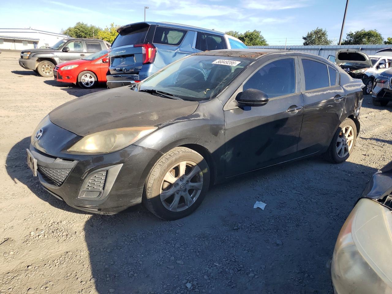 2011 Mazda 3 I Черный vin: JM1BL1VG1B1476587