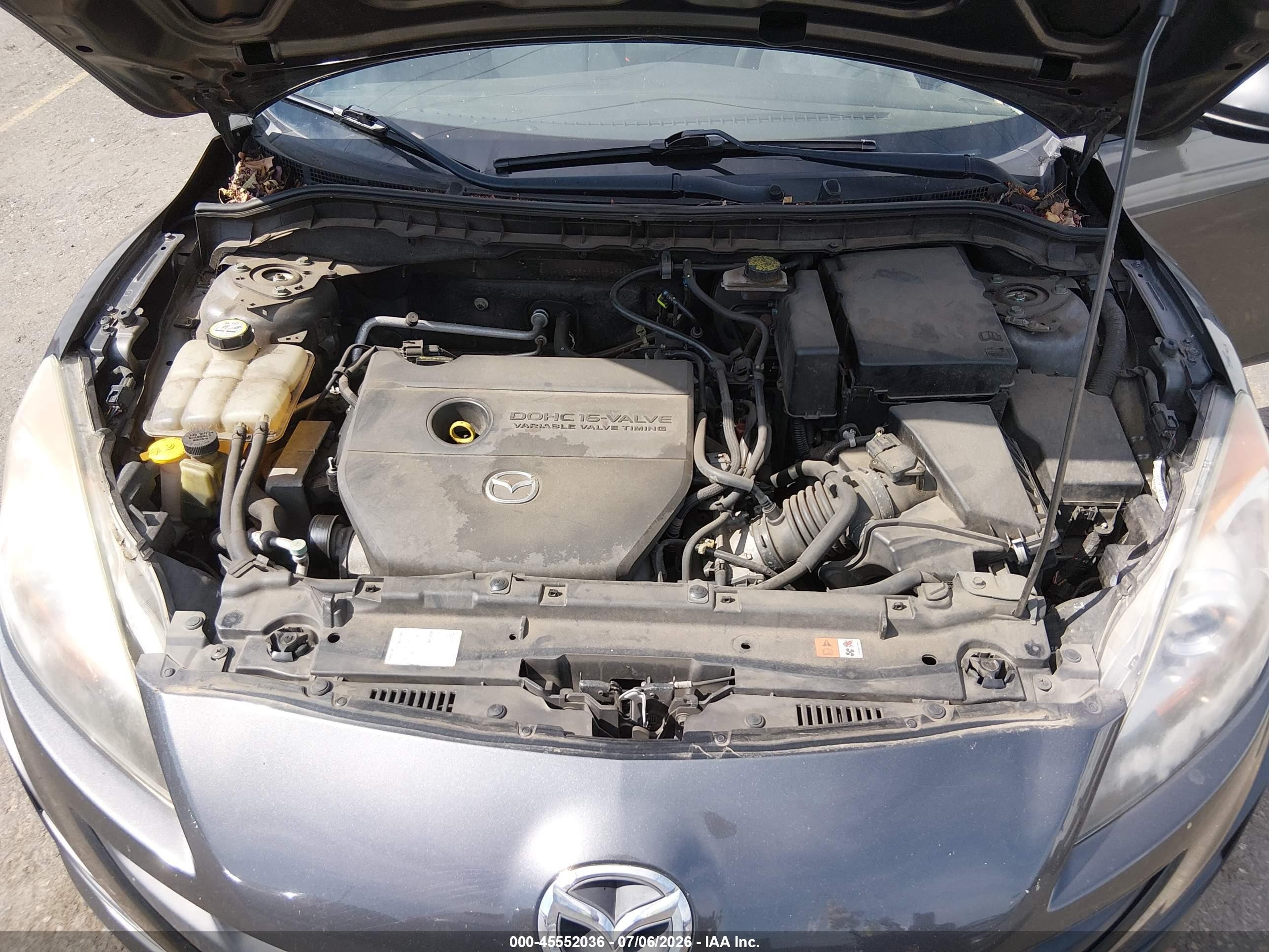 2011 Mazda Mazda3 I Touring Gray vin: JM1BL1VG2B1491728