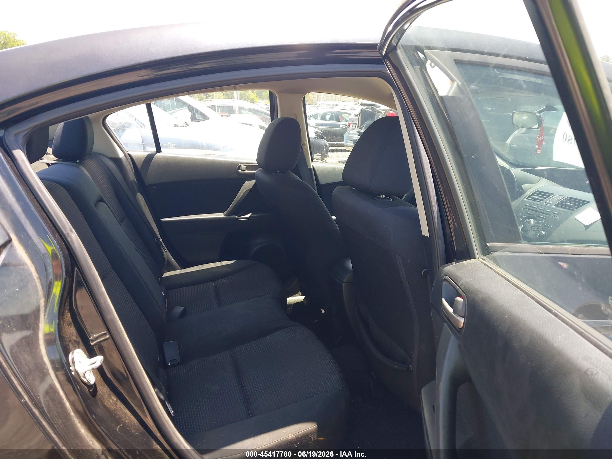2012 Mazda Mazda3 I Touring Black vin: JM1BL1VG2C1510764