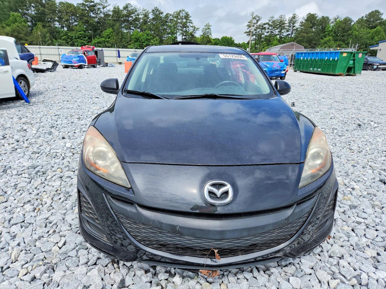 2011 Mazda 3 I Black vin: JM1BL1VG3B1357939