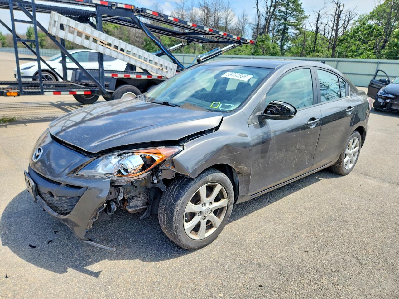 2011 Mazda 3 I Black vin: JM1BL1VG3B1363739