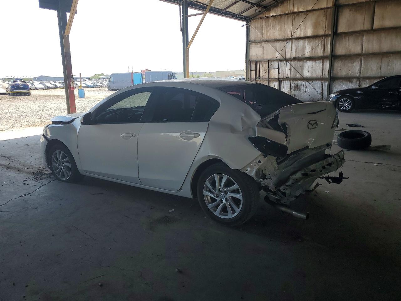 2012 Mazda 3 I White vin: JM1BL1VG3C1505248