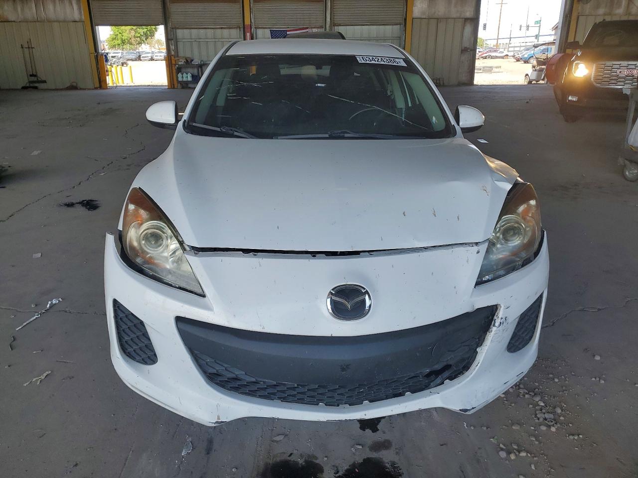 2012 Mazda 3 I White vin: JM1BL1VG3C1505248
