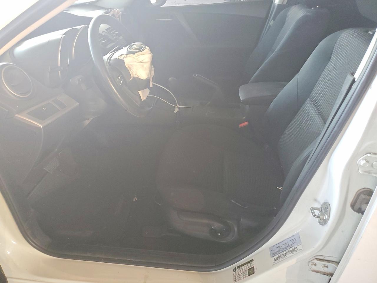 2012 Mazda 3 I White vin: JM1BL1VG3C1505248