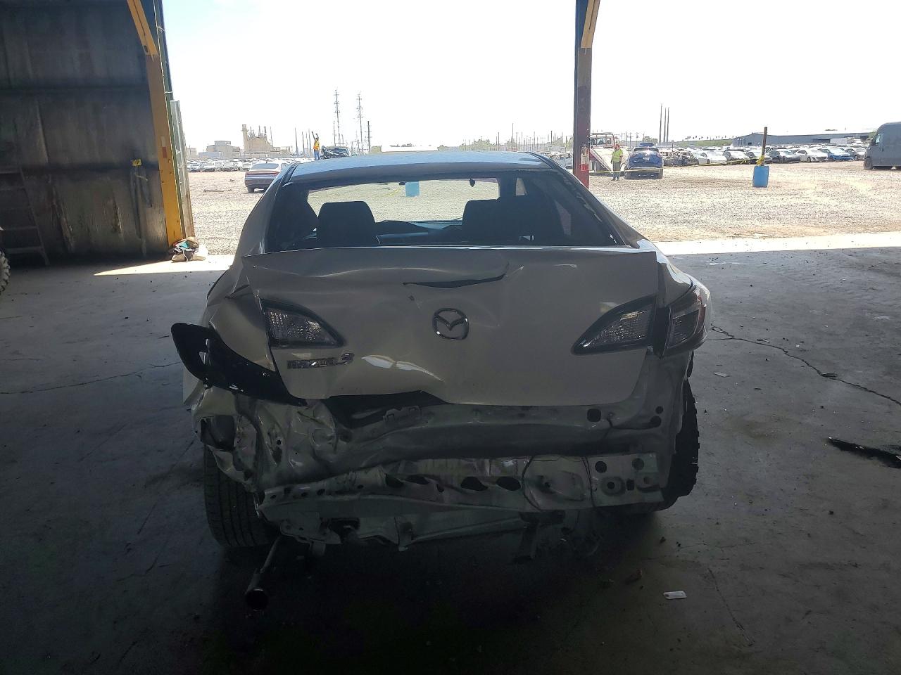 2012 Mazda 3 I White vin: JM1BL1VG3C1505248