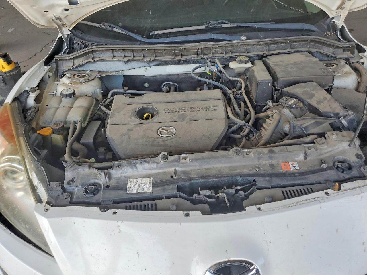 2012 Mazda 3 I White vin: JM1BL1VG3C1505248