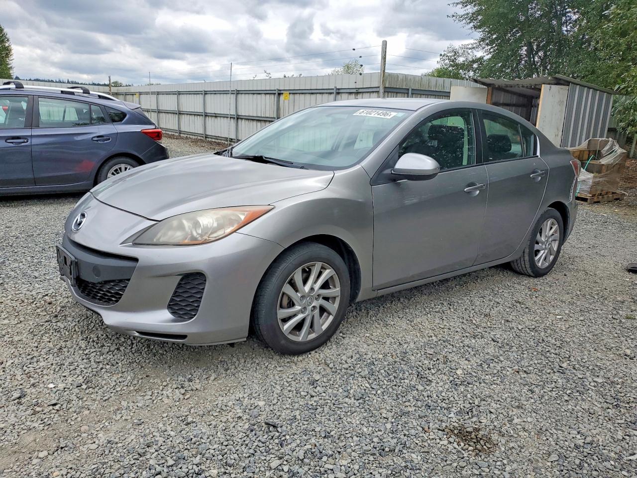 2012 Mazda 3 I Silver vin: JM1BL1VG3C1507050