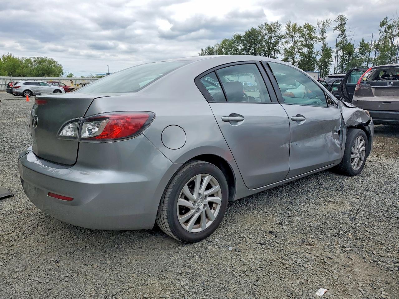 2012 Mazda 3 I Silver vin: JM1BL1VG3C1507050