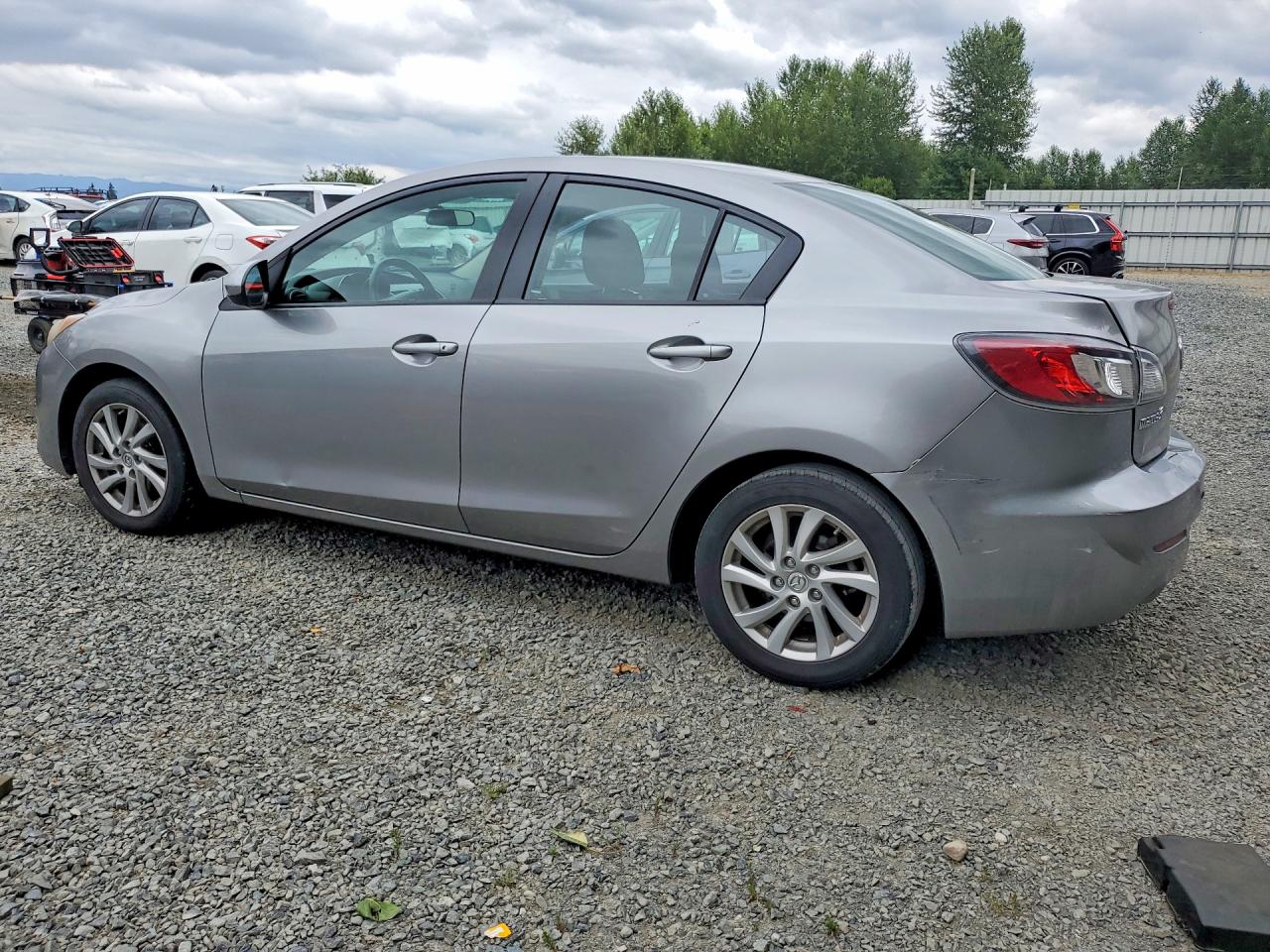 2012 Mazda 3 I Silver vin: JM1BL1VG3C1507050
