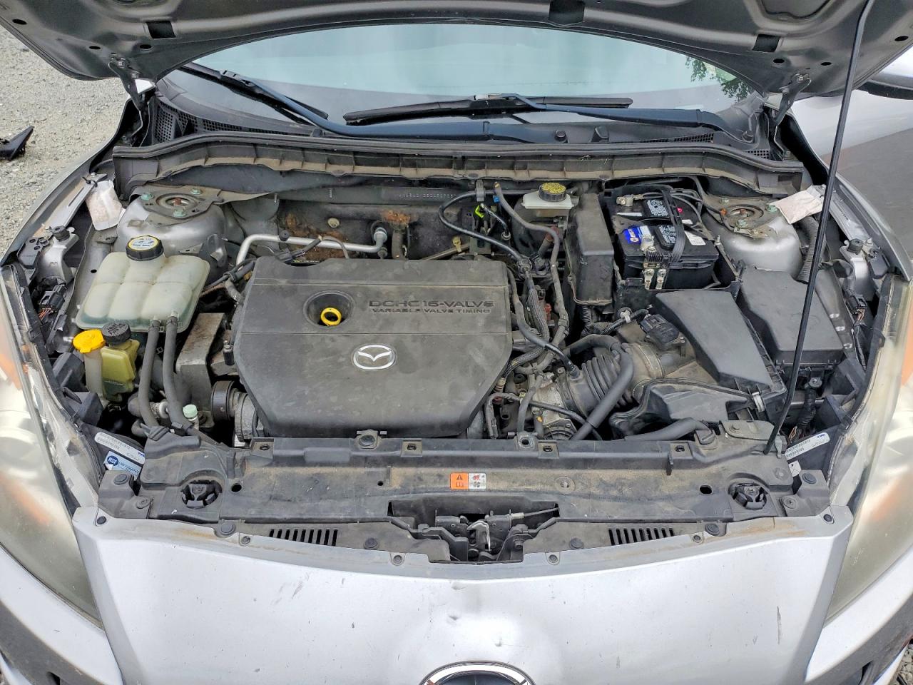 2012 Mazda 3 I Silver vin: JM1BL1VG3C1507050