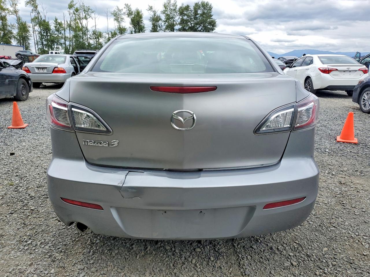 2012 Mazda 3 I Silver vin: JM1BL1VG3C1507050