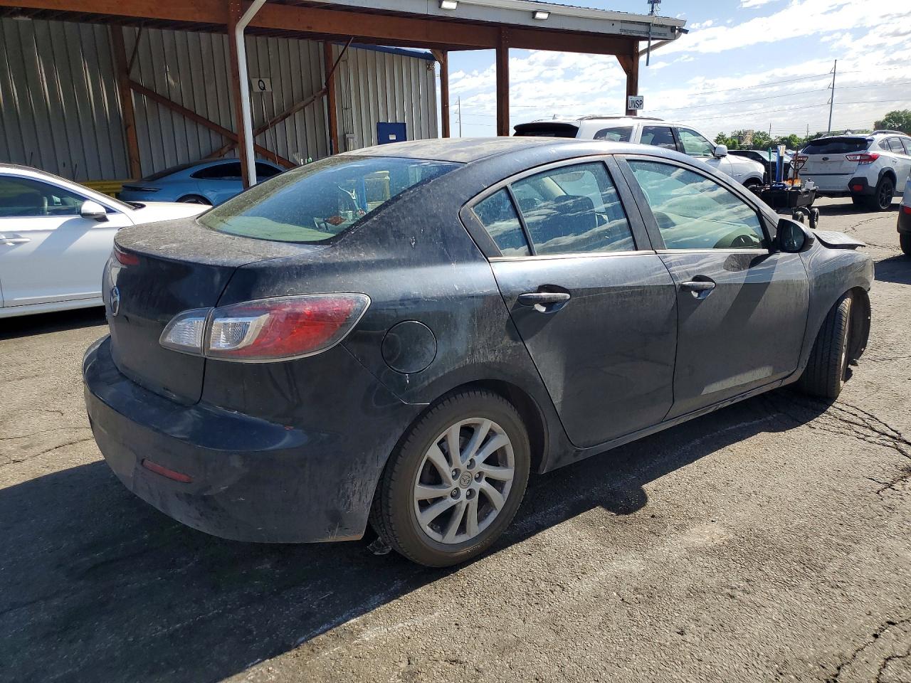 2012 Mazda 3 I Black vin: JM1BL1VG3C1508618