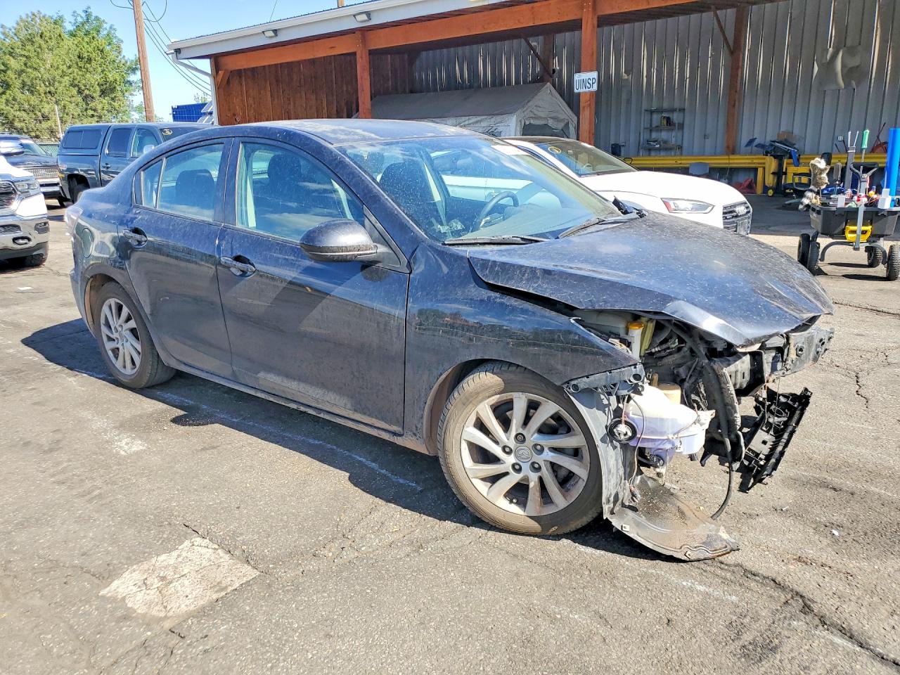 2012 Mazda 3 I Black vin: JM1BL1VG3C1508618