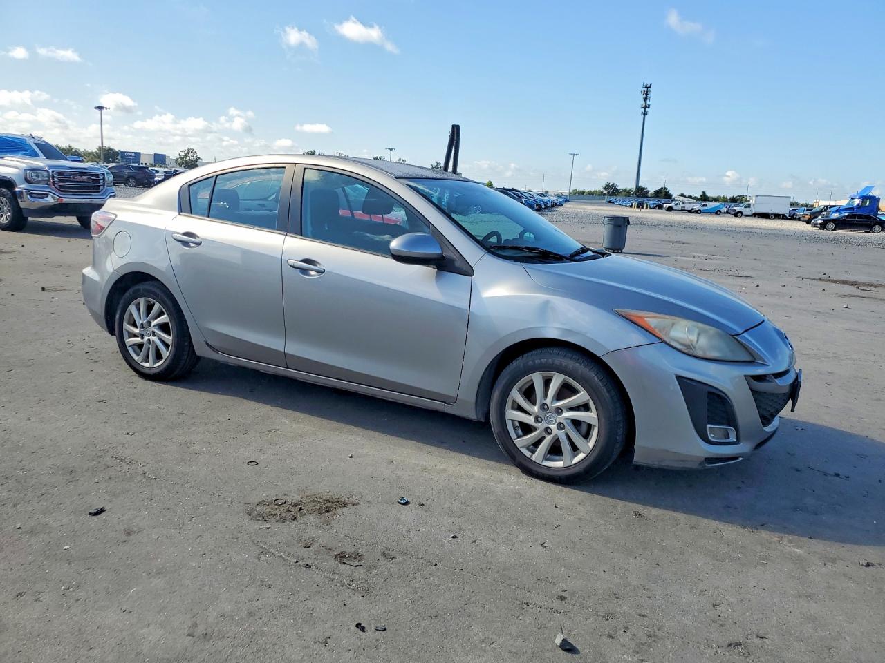 2012 Mazda 3 I Silver vin: JM1BL1VG3C1510952