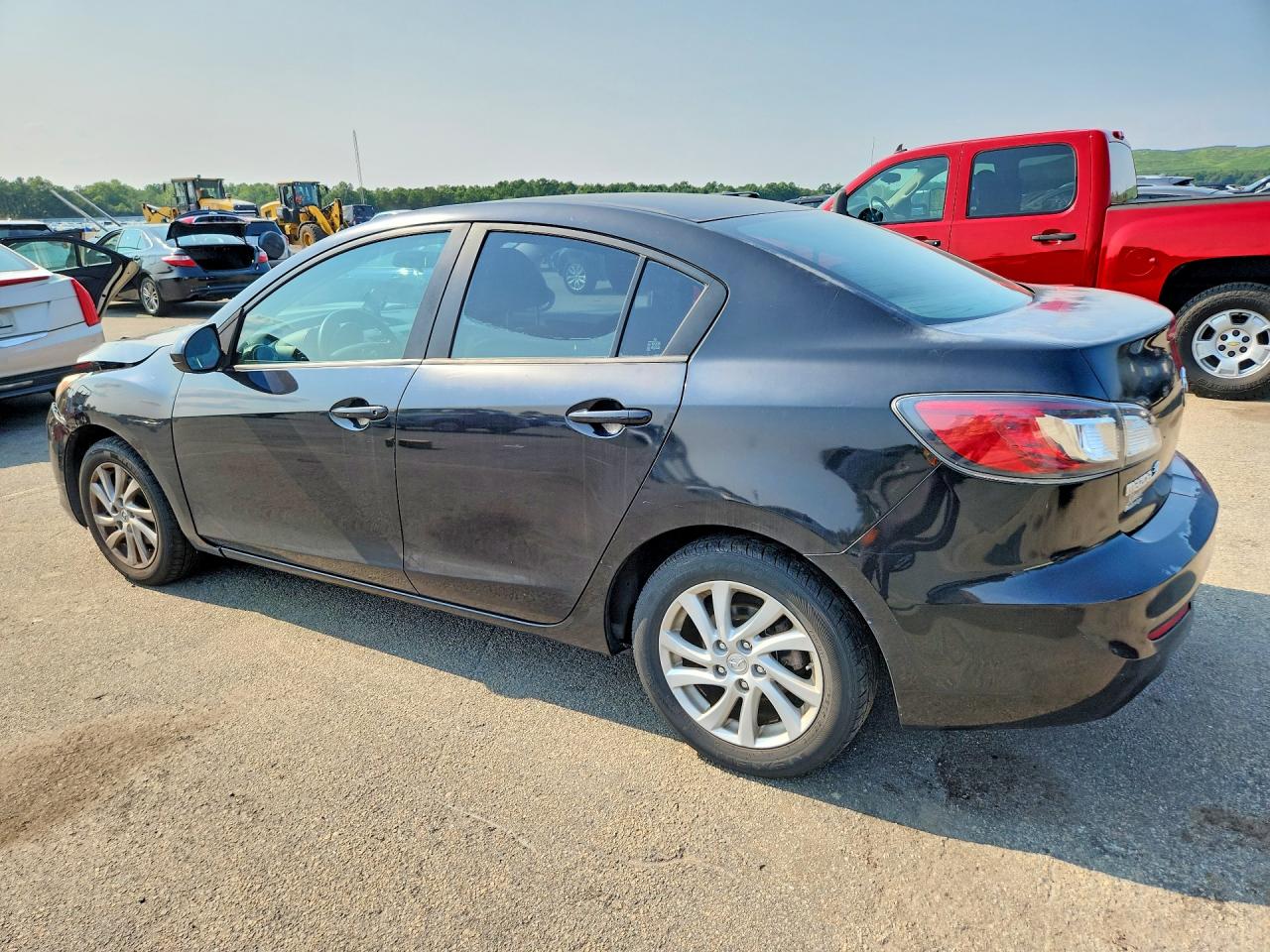 2012 Mazda 3 I Черный vin: JM1BL1VG4C1503282
