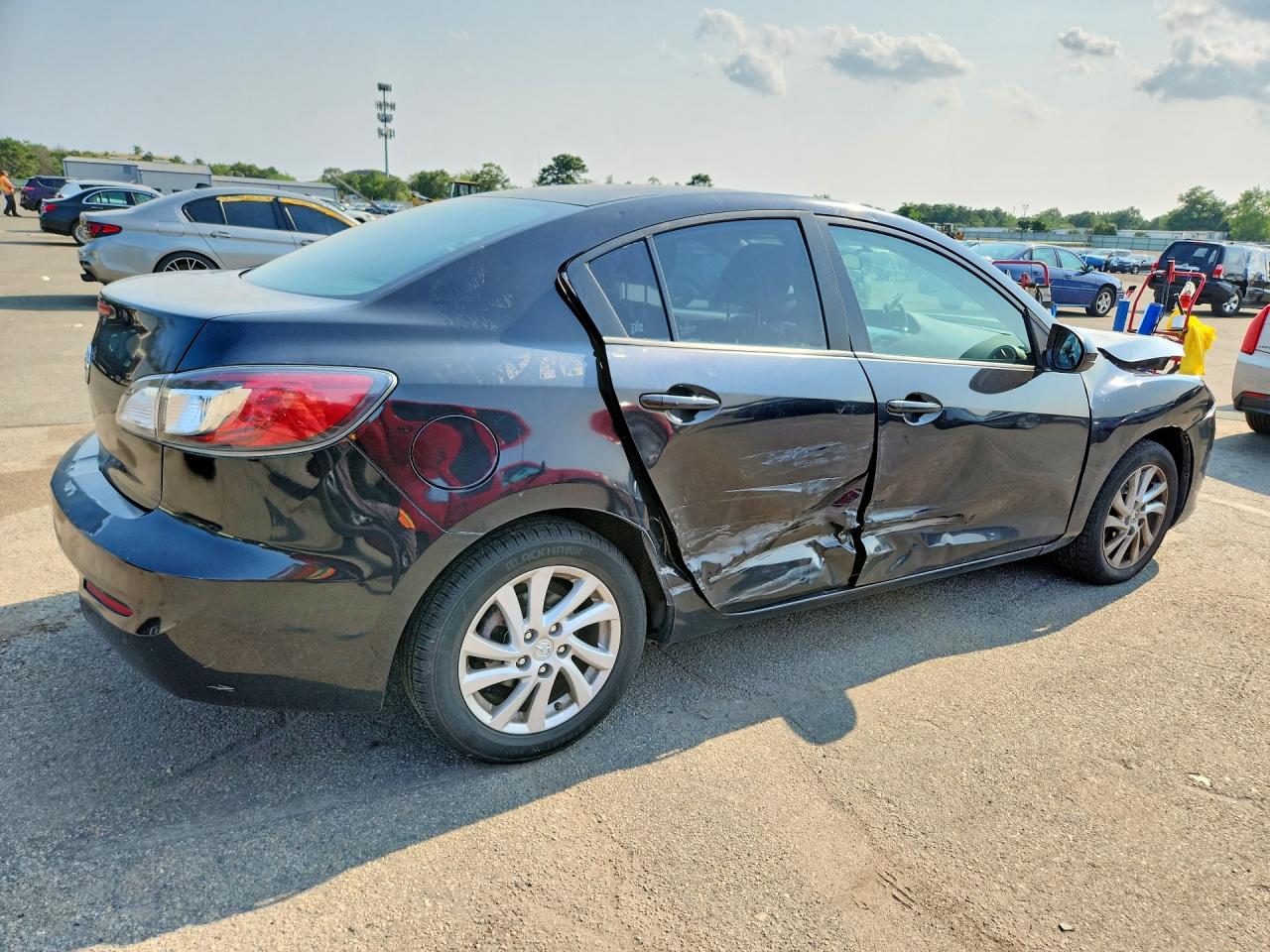 2012 Mazda 3 I Черный vin: JM1BL1VG4C1503282