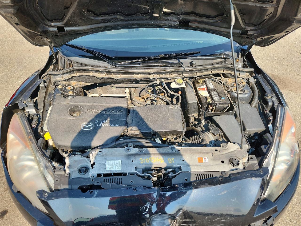 2012 Mazda 3 I Черный vin: JM1BL1VG4C1503282