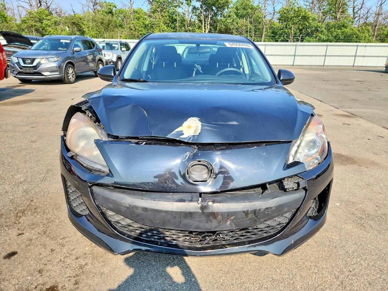 2012 Mazda 3 I Черный vin: JM1BL1VG4C1503282