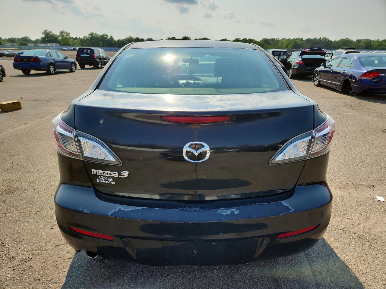 2012 Mazda 3 I Черный vin: JM1BL1VG4C1503282