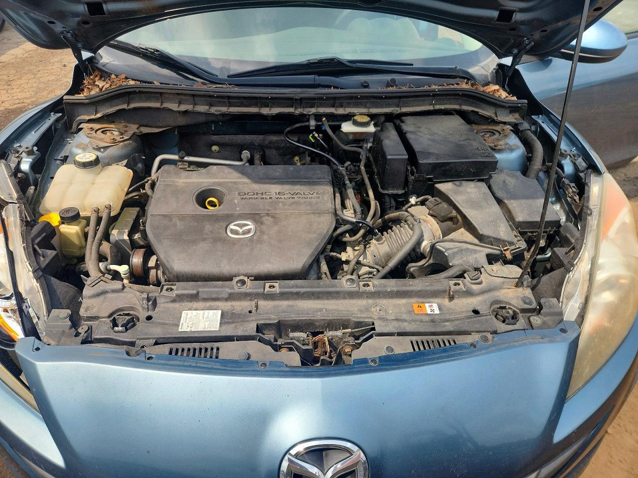 2011 Mazda 3 I Turquoise vin: JM1BL1VG5B1357103