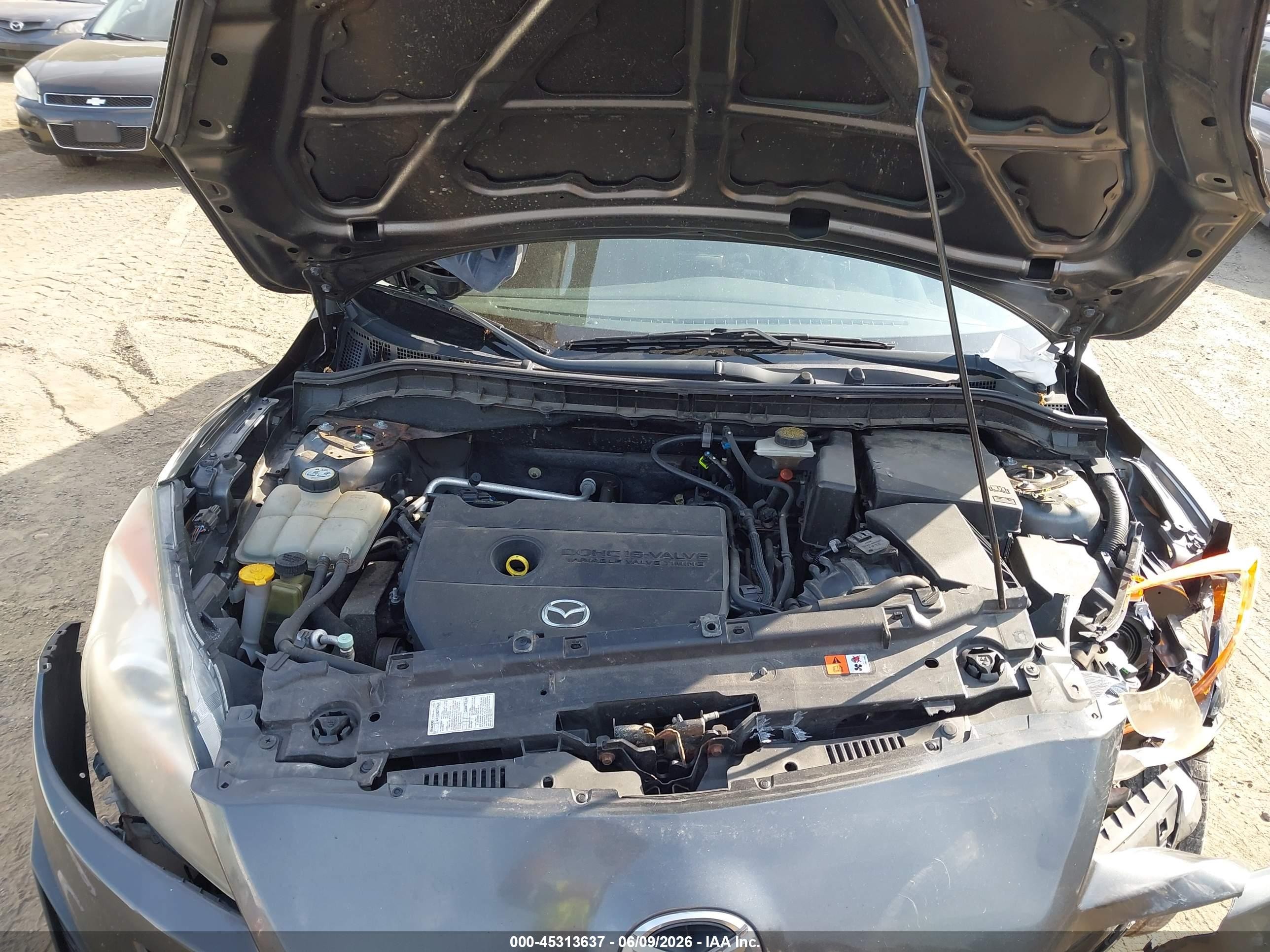 2011 Mazda Mazda3 I Touring Gray vin: JM1BL1VG5B1411435