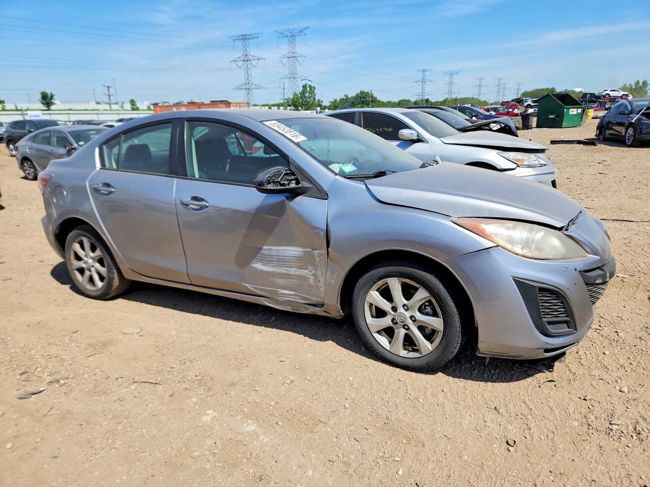 2011 Mazda 3 Silver vin: JM1BL1VG5B1437906