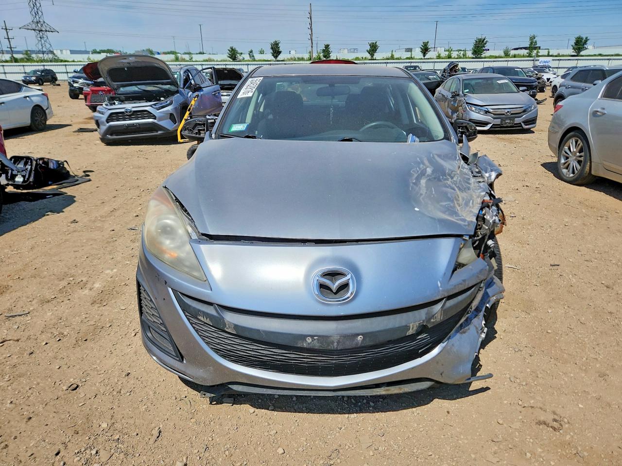 2011 Mazda 3 Silver vin: JM1BL1VG5B1437906