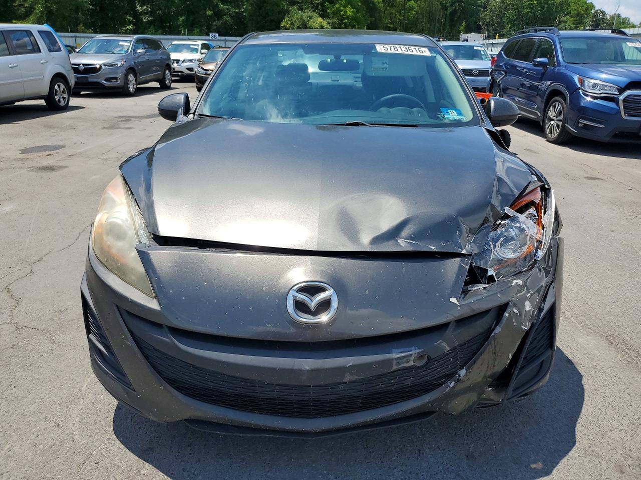 2011 Mazda 3 I Gray vin: JM1BL1VG6B1359541