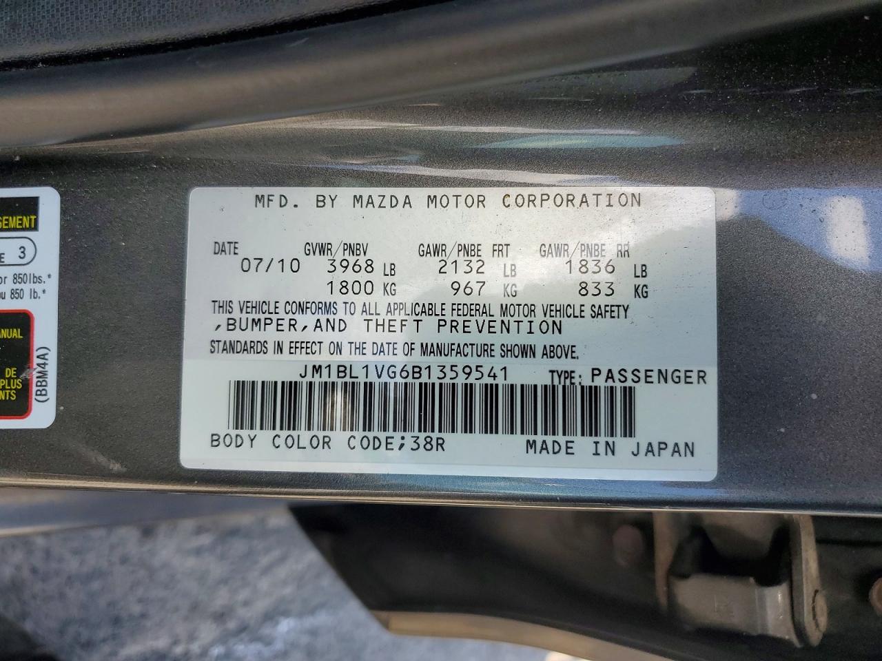 2011 Mazda 3 I Gray vin: JM1BL1VG6B1359541