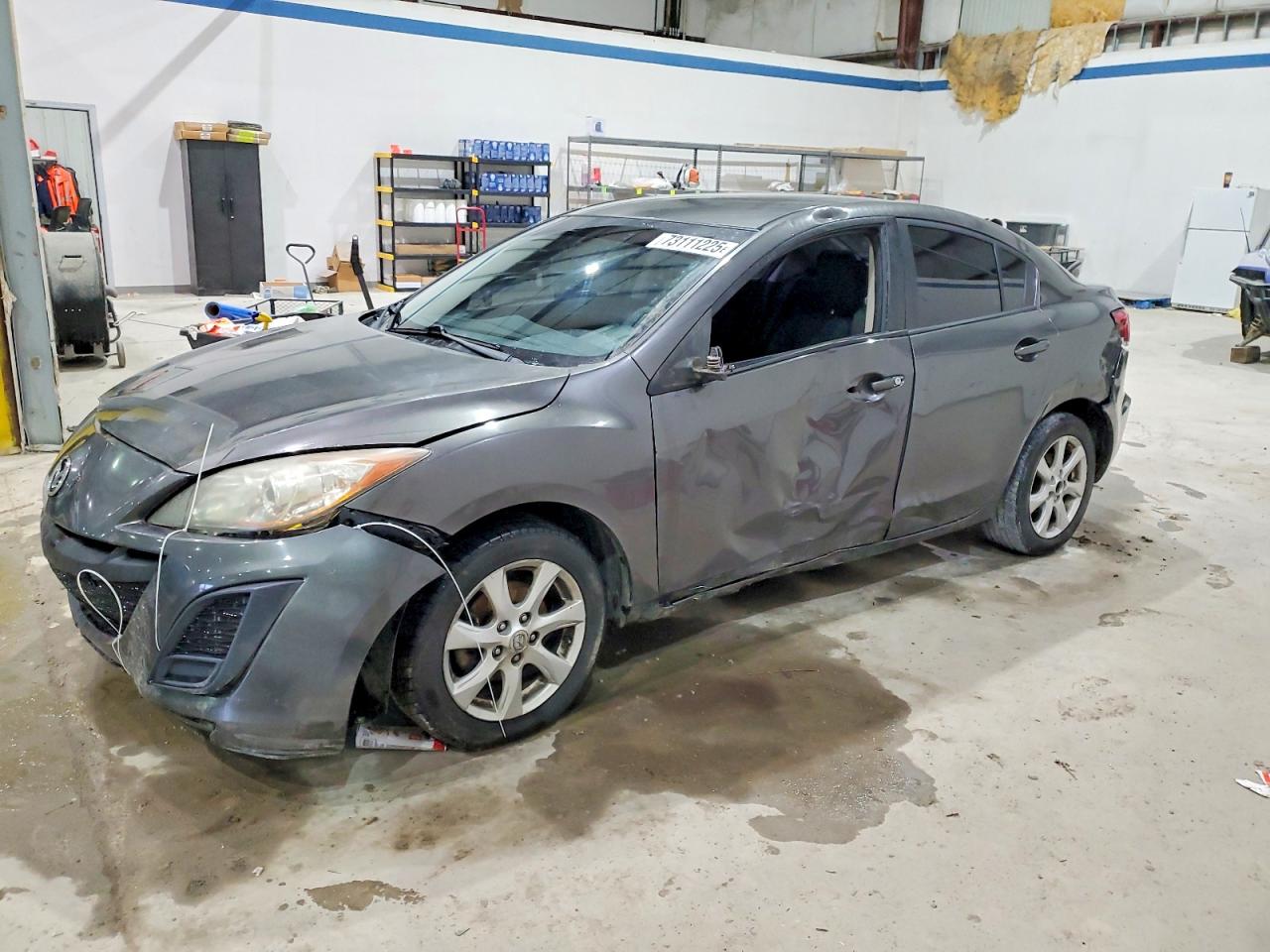 2011 Mazda 3 I Gray vin: JM1BL1VG7B1419035